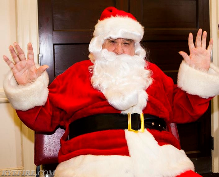 Rye FD Christmas Breakfast with Santa.  12/20/2015 Photo by RFD Lt. Lester Millman